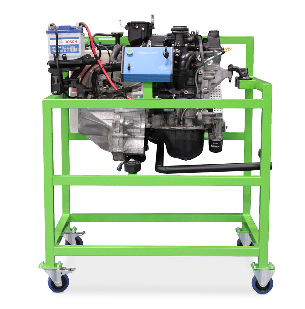 Mechanische Diagnosemotor opstelling WEB